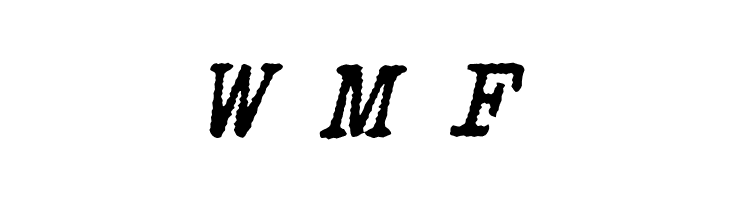 Victoria Typewriter Italic  Free Fonts Download