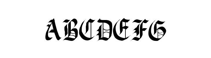 Blacklet-NormalBold  Free Fonts Download