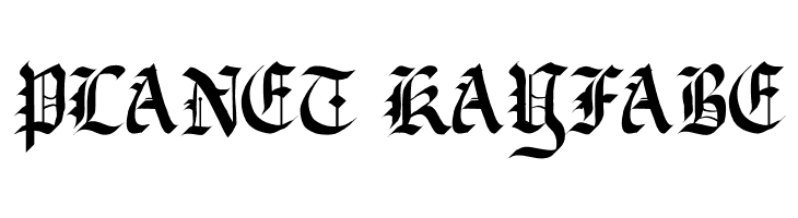 Blacklet-NormalBold  Free Fonts Download