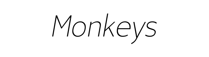 Avancement 2020 Thin Italic  Free Fonts Download