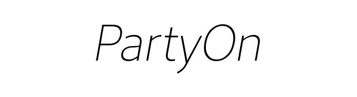 Avancement 2020 Thin Italic  Free Fonts Download