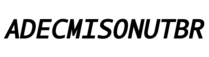 LT Asus Mono Bold Italic  Free Fonts Download