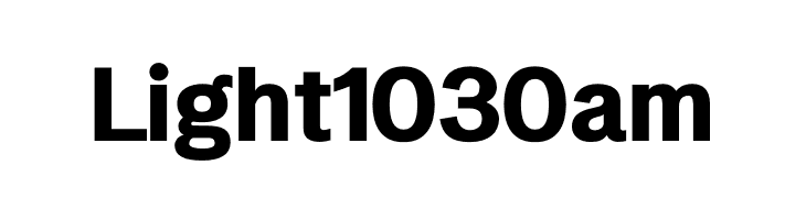 Light1030am LT Amber Bold Font