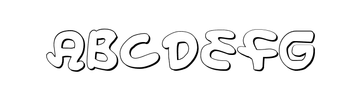 Magic Beans 3D  Free Fonts Download