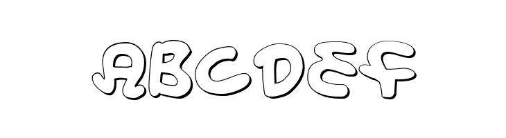 Magic Beans 3D  Free Fonts Download