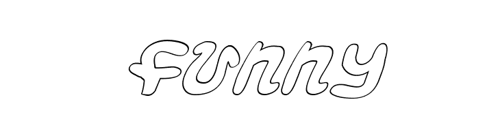 Magic Beans Outline Italic  Free Fonts Download