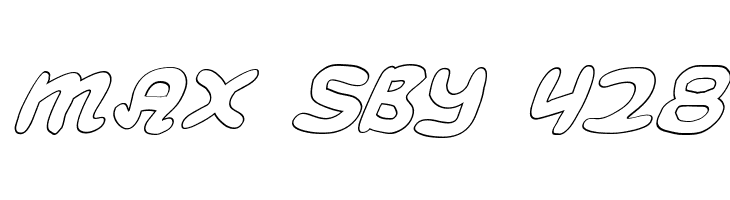 Magic Beans Outline Italic  Free Fonts Download