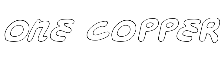 Magic Beans Outline Italic  Free Fonts Download