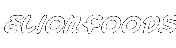 Magic Beans Outline Italic  Free Fonts Download