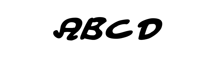 Magic Beans Expanded Italic  Free Fonts Download