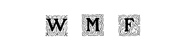 Roycroft Initials  Free Fonts Download