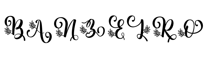 Albanian Olive Monogram 2  Free Fonts Download