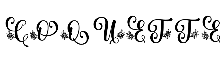 Albanian Olive Monogram 2  Free Fonts Download