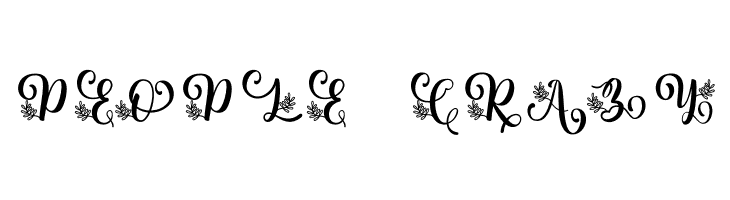 Albanian Olive Monogram 2  Free Fonts Download