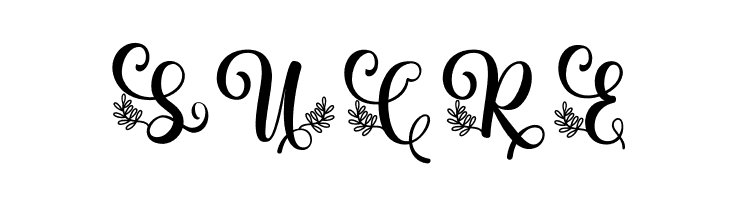 Albanian Olive Monogram 2  Free Fonts Download