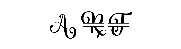 Albanian Olive Monogram 1  Free Fonts Download