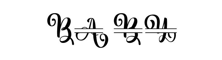 Albanian Olive Monogram 1  Free Fonts Download