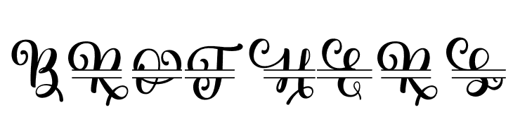 Albanian Olive Monogram 1  Free Fonts Download