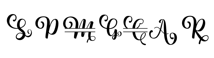 Albanian Olive Monogram 1  Free Fonts Download