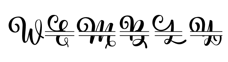 Albanian Olive Monogram 1  Free Fonts Download