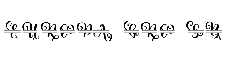 Albanian Olive Monogram 1  Free Fonts Download