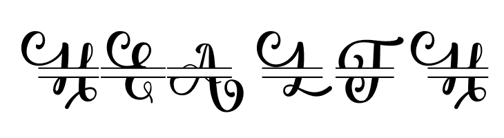 Albanian Olive Monogram 1  Free Fonts Download