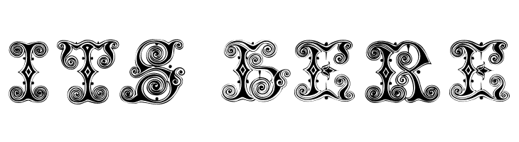 VaticanianInitials  Free Fonts Download