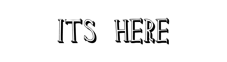 Clink Outlined  Free Fonts Download