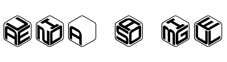 Hemicube Logo PERSONAL USE ONLY  Free Fonts Download