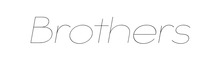 Gonzi Expanded PERSONAL USE Thin Italic  Free Fonts Download