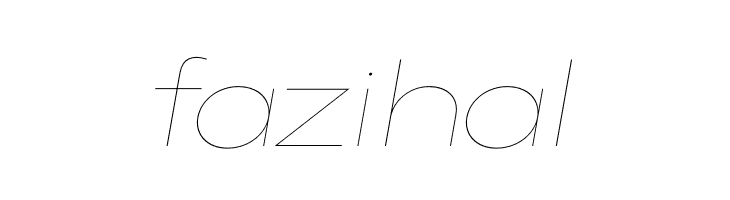 Gonzi Expanded PERSONAL USE Thin Italic  Free Fonts Download