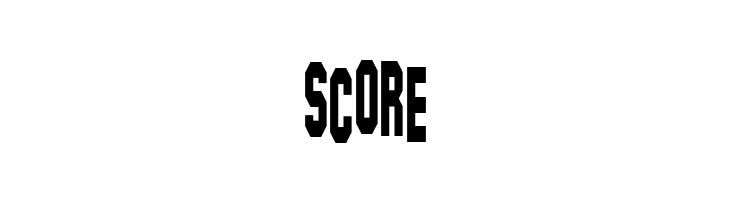 SCORE SF Hollywood Hills Condensed Font