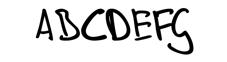 In his hands  Free Fonts Download