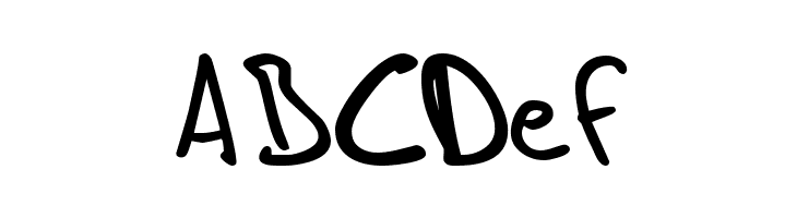 In his hands  Free Fonts Download