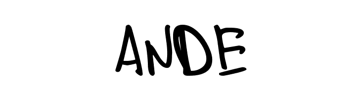 In his hands  Free Fonts Download