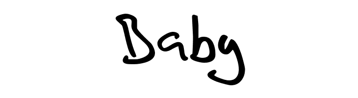 In his hands  Free Fonts Download