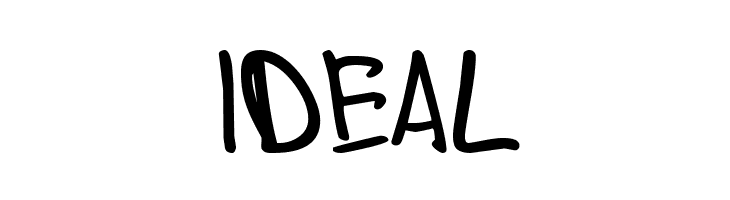 In his hands  Free Fonts Download