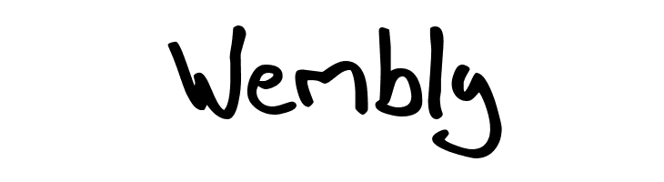 In his hands  Free Fonts Download