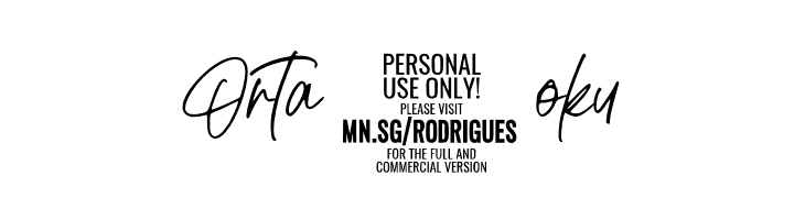 Rodrigues  Free Fonts Download
