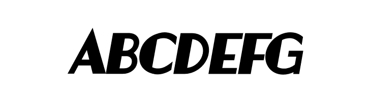 Artisual Deco Black Italic PERSONAL USE ONLY PERSONAL USE ONLY  Free Fonts Download