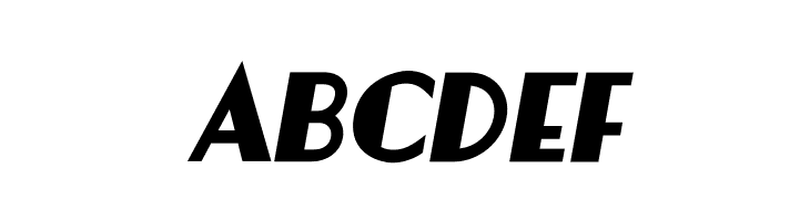 Artisual Deco Black Italic PERSONAL USE ONLY PERSONAL USE ONLY  Free Fonts Download