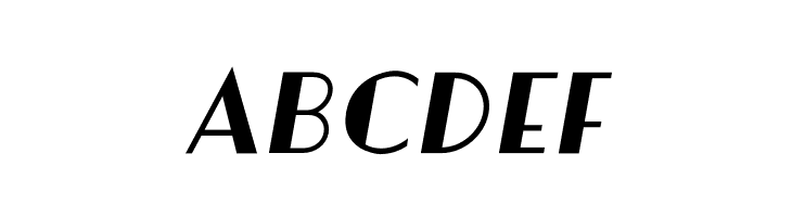 Artisual Deco Regular Italic PERSONAL USE ONLY PERSONAL USE ONLY  Free Fonts Download