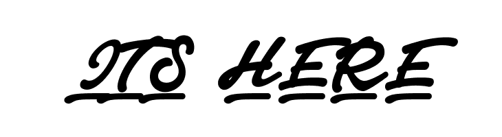 Notera 2 Underline PERSONAL USE Black  Free Fonts Download