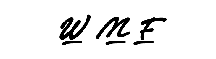 Notera 2 Underline PERSONAL USE Black  Free Fonts Download