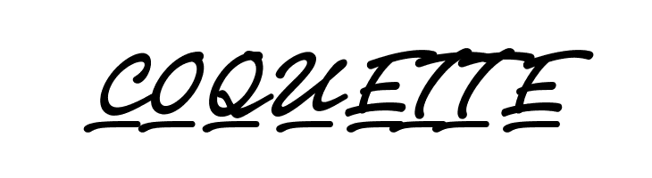 Notera 2 Underline PERSONAL USE Bold  Free Fonts Download