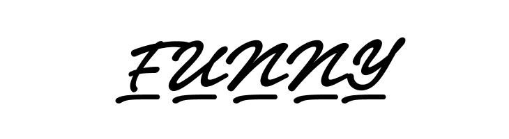 Notera 2 Underline PERSONAL USE Bold  Free Fonts Download