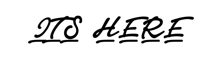 Notera 2 Underline PERSONAL USE Bold  Free Fonts Download