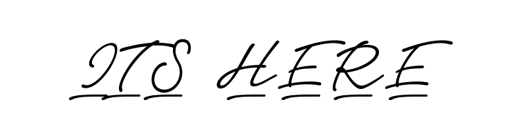 Notera 2 Underline PERSONAL USE Light  Free Fonts Download