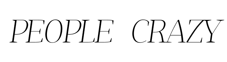 Jaymont PERSONAL Thin Italic  Free Fonts Download