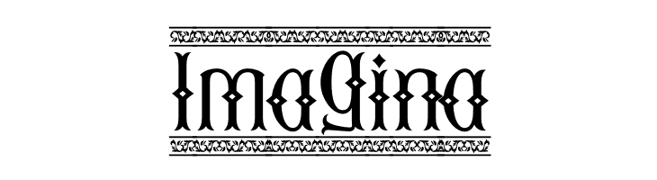 Fourth Reign PERSONAL USE ONLY Border Diamond  Free Fonts Download